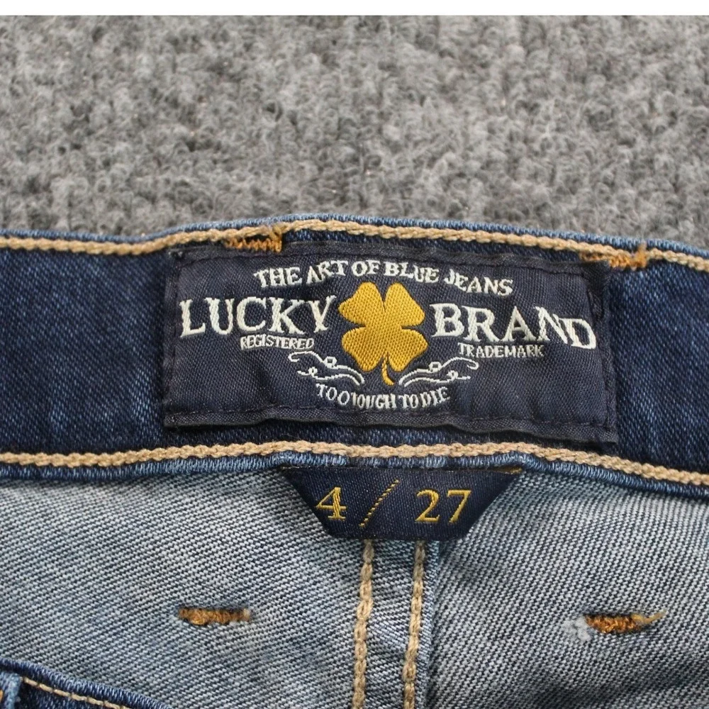Lucky Brand‎ Charlie Skinny Jeans Blue Denim Women Size 4 27